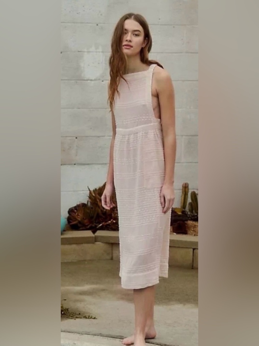 Free people‎ Pinafore Good For The Soul apron Dress. Small.